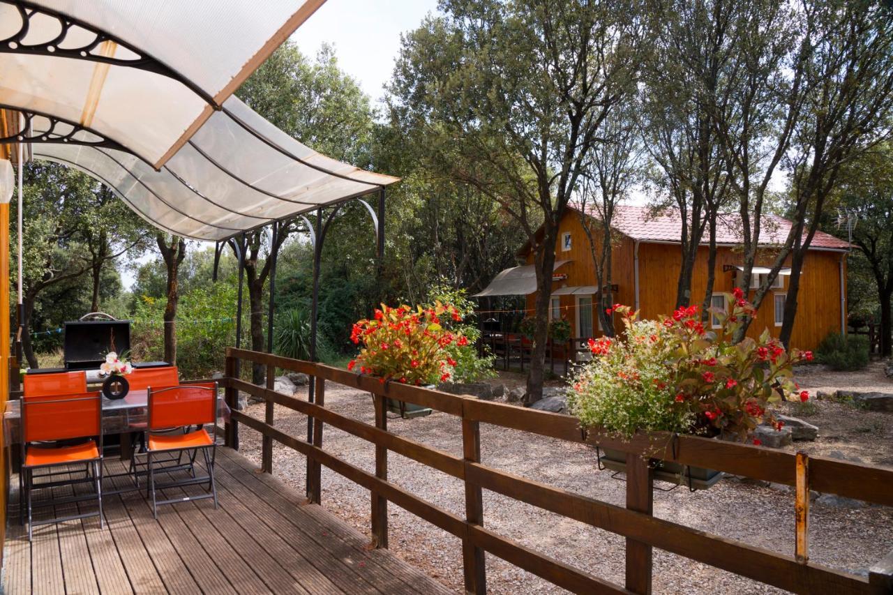 Gites De Plos Appart Chalet Piscine Spa Андуз Екстериор снимка