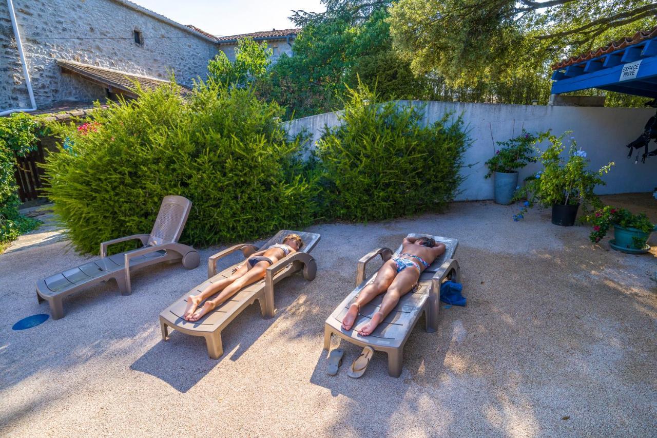 Gites De Plos Appart Chalet Piscine Spa Андуз Екстериор снимка