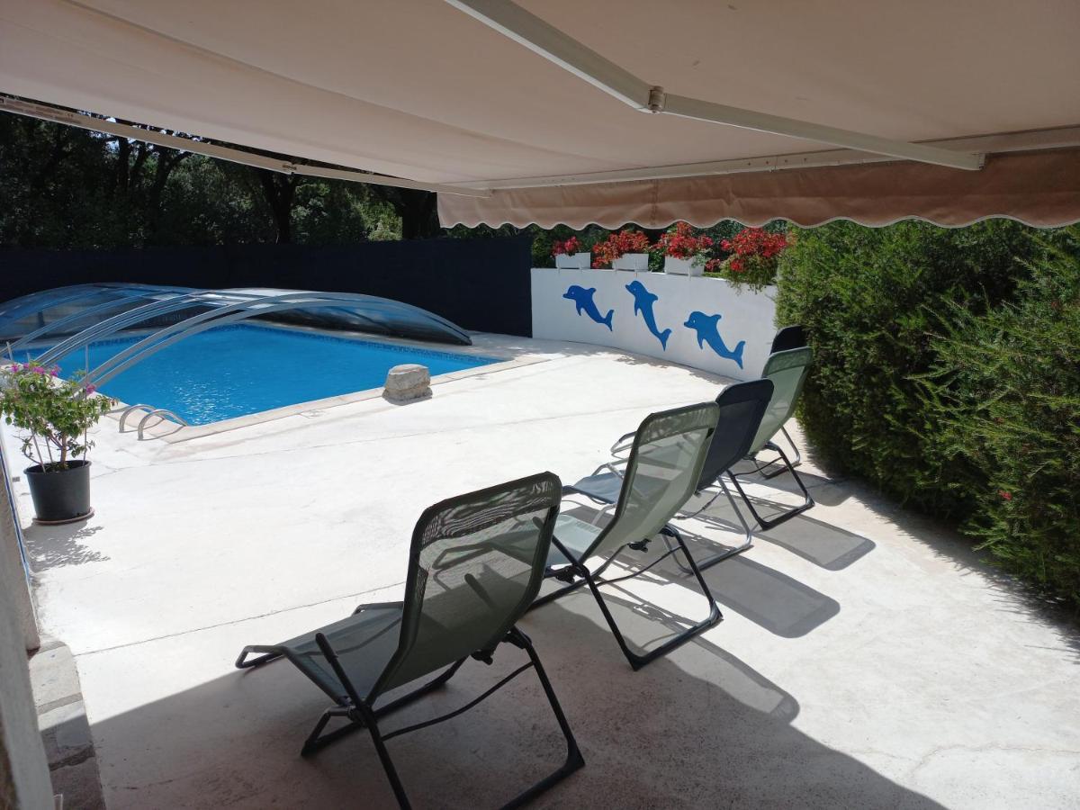 Gites De Plos Appart Chalet Piscine Spa Андуз Екстериор снимка
